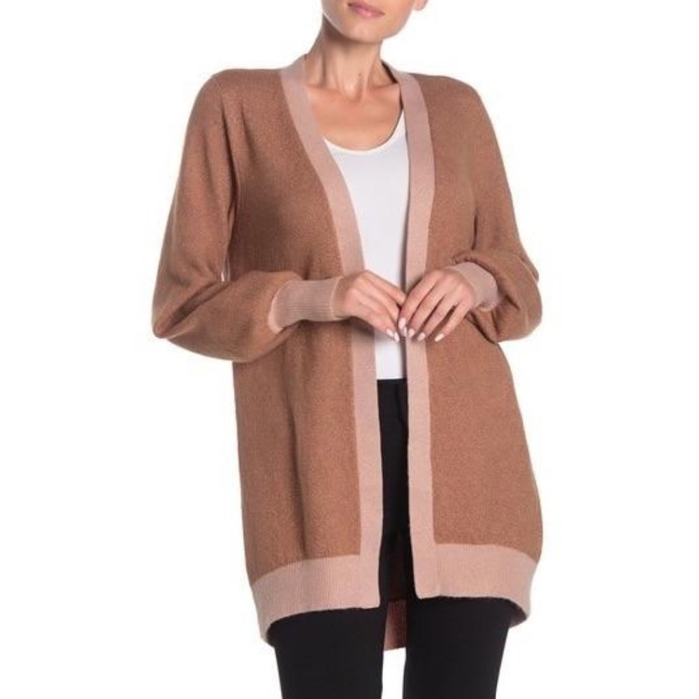 NEW 14th & Union Tonal Marled Cardigan Size Small